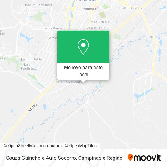 Souza Guincho e Auto Socorro mapa