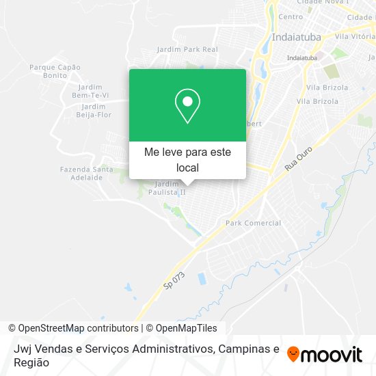 Jwj Vendas e Serviços Administrativos mapa