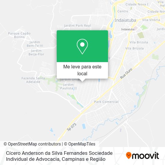 Cícero Anderson da Silva Fernandes Sociedade Individual de Advocacia mapa