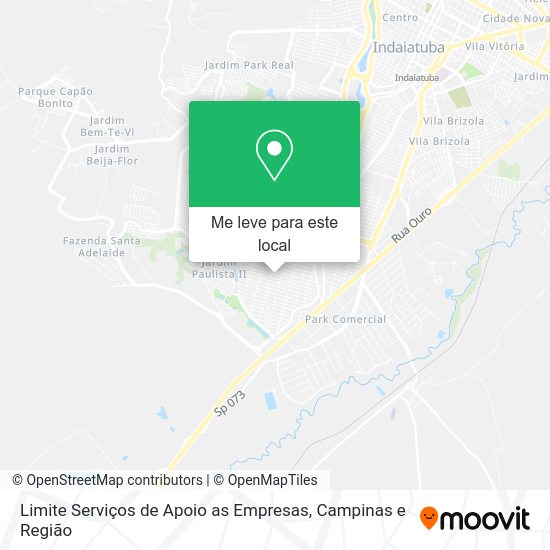 Limite Serviços de Apoio as Empresas mapa