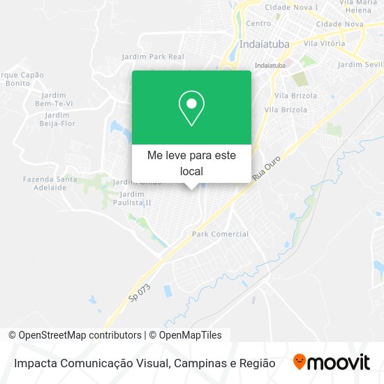 Impacta Comunicação Visual mapa