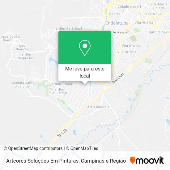 Artcores Soluções Em Pinturas mapa