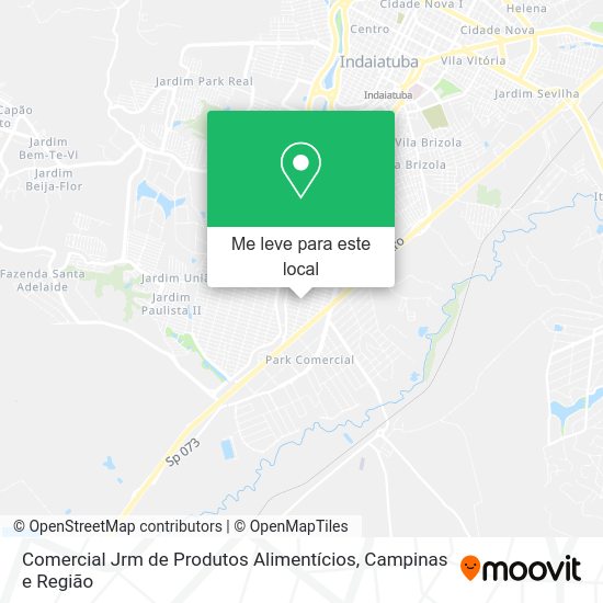 Comercial Jrm de Produtos Alimentícios mapa
