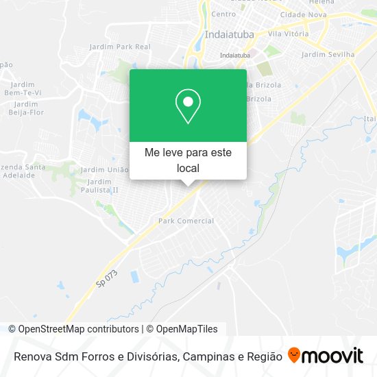 Renova Sdm Forros e Divisórias mapa