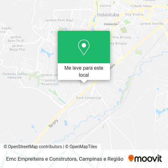 Emc Empreiteira e Construtora mapa