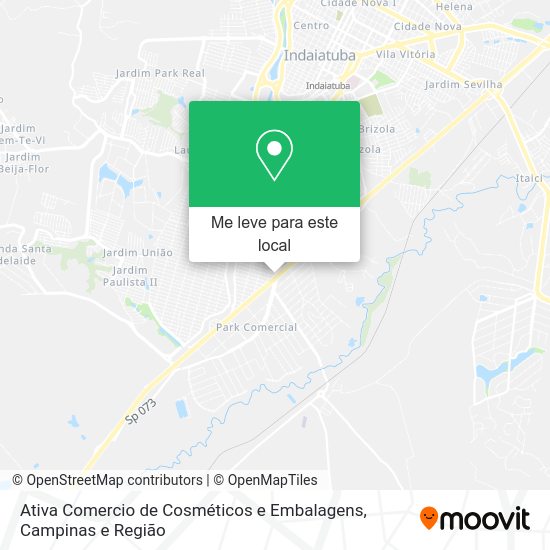 Ativa Comercio de Cosméticos e Embalagens mapa