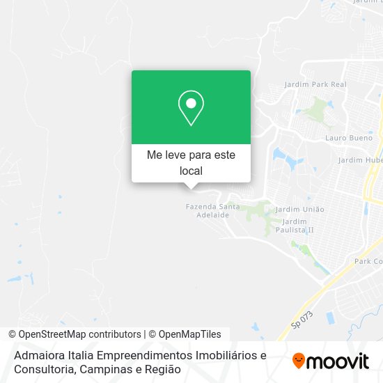 Admaiora Italia Empreendimentos Imobiliários e Consultoria mapa