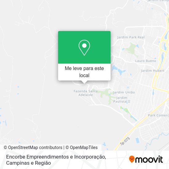Encorbe Empreendimentos e Incorporação mapa