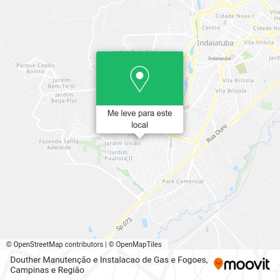 Douther Manutenção e Instalacao de Gas e Fogoes mapa