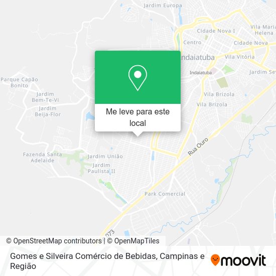 Gomes e Silveira Comércio de Bebidas mapa