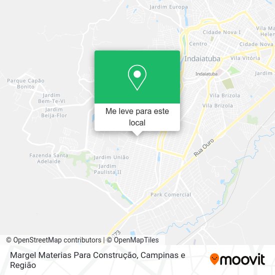 Margel Materias Para Construção mapa
