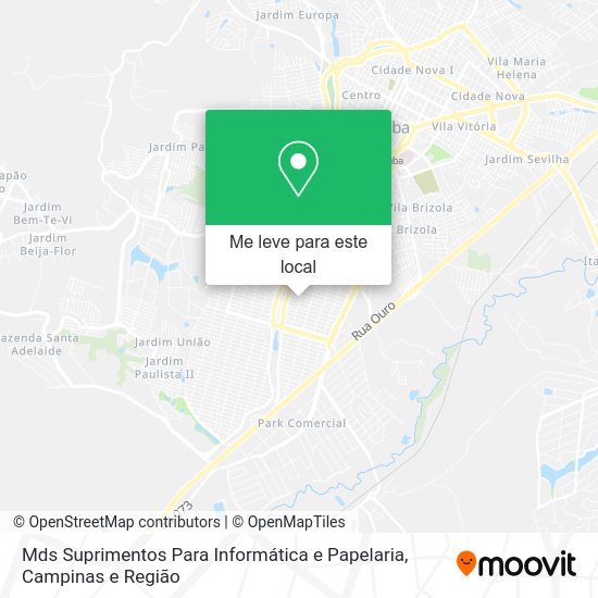 Mds Suprimentos Para Informática e Papelaria mapa