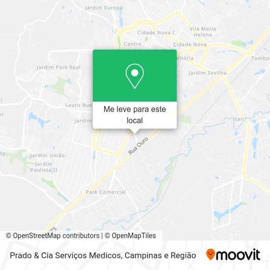 Prado & Cia Serviços Medicos mapa