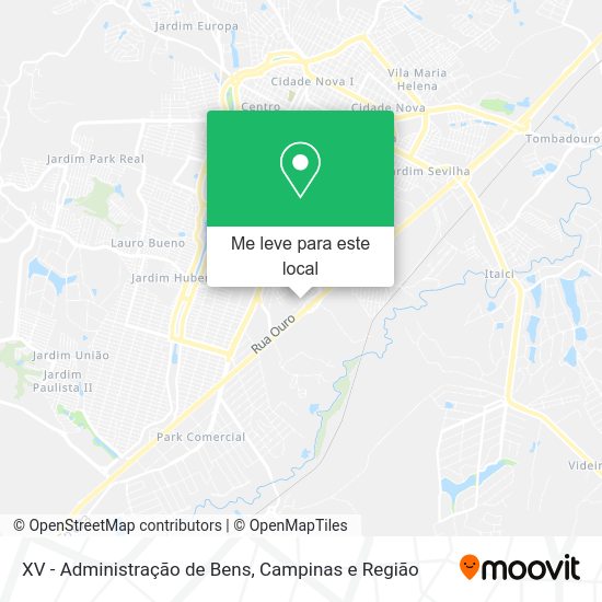 XV - Administração de Bens mapa
