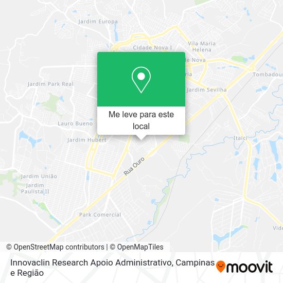 Innovaclin Research Apoio Administrativo mapa