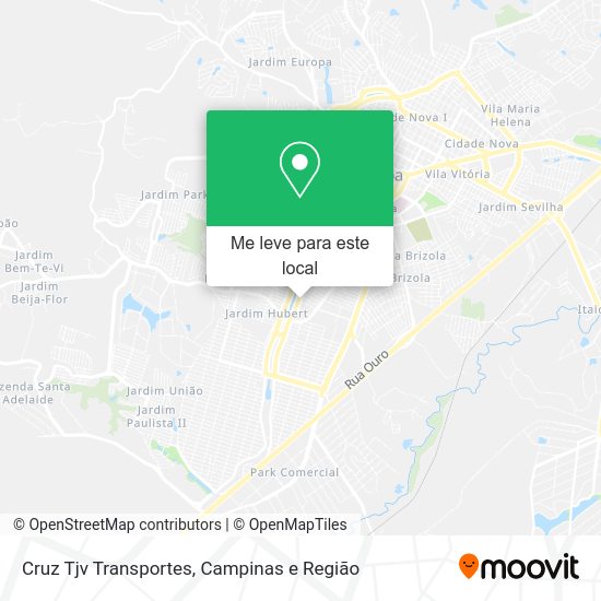 Cruz Tjv Transportes mapa