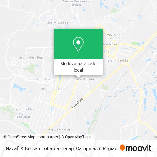 Gazafi & Borsari Lotérica Cecap mapa