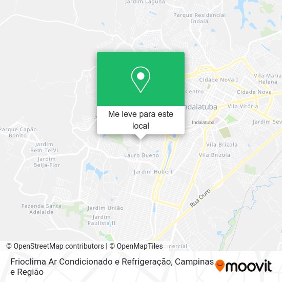 Frioclima Ar Condicionado e Refrigeração mapa