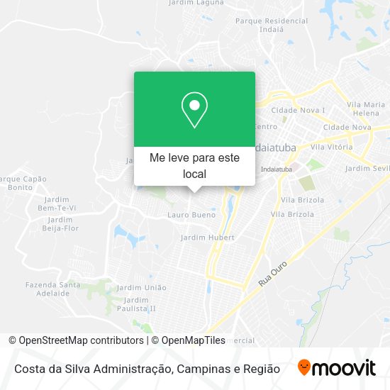 Costa da Silva Administração mapa