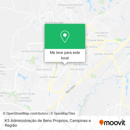 K5 Administração de Bens Proprios mapa