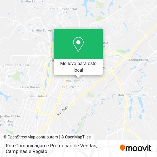 Rnh Comunicação e Promocao de Vendas mapa