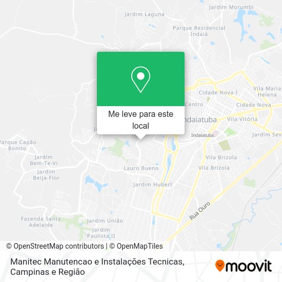 Manitec Manutencao e Instalações Tecnicas mapa