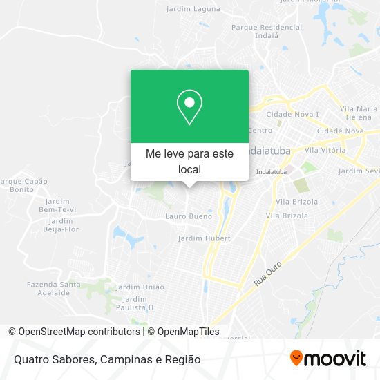 Quatro Sabores mapa