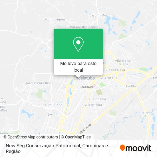 New Seg Conservação Patrimonial mapa