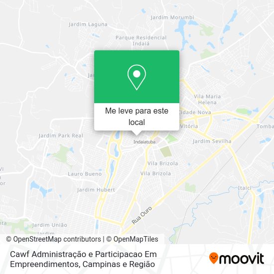 Cawf Administração e Participacao Em Empreendimentos mapa