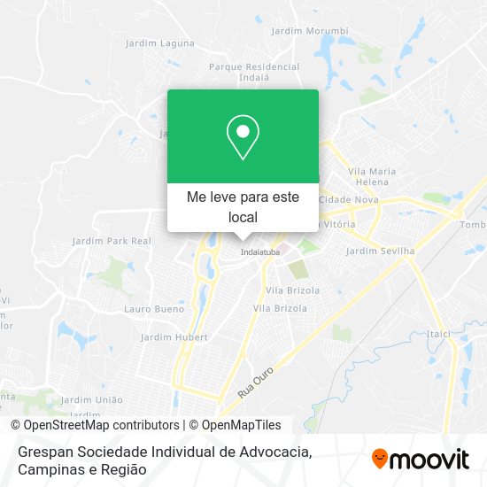 Grespan Sociedade Individual de Advocacia mapa