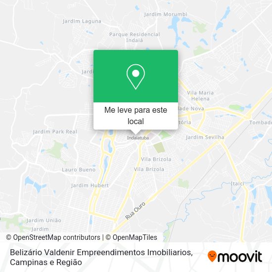Belizário Valdenir Empreendimentos Imobiliarios mapa