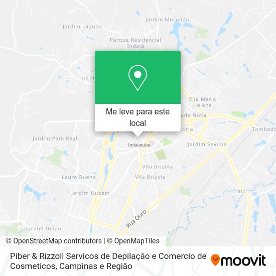 Piber & Rizzoli Servicos de Depilação e Comercio de Cosmeticos mapa