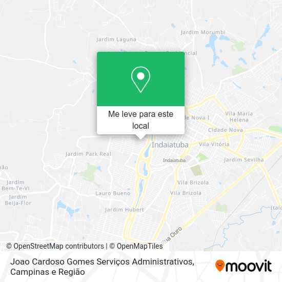 Joao Cardoso Gomes Serviços Administrativos mapa