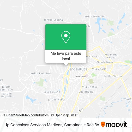 Jp Gonçalves Servicos Medicos mapa