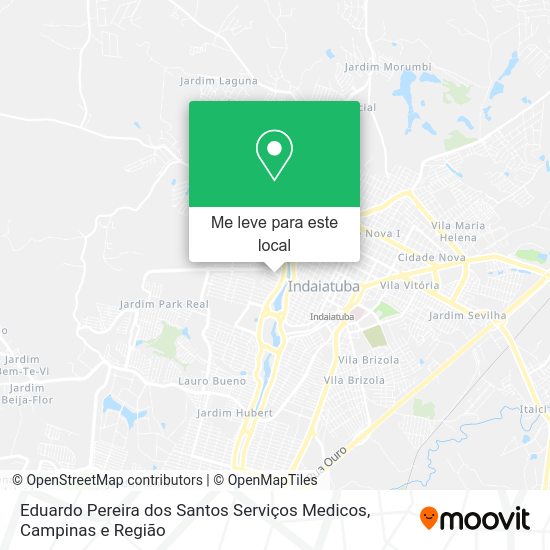 Eduardo Pereira dos Santos Serviços Medicos mapa