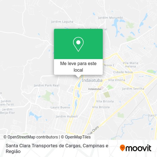 Santa Clara Transportes de Cargas mapa