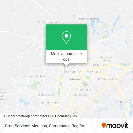 Groq Serviços Medicos mapa