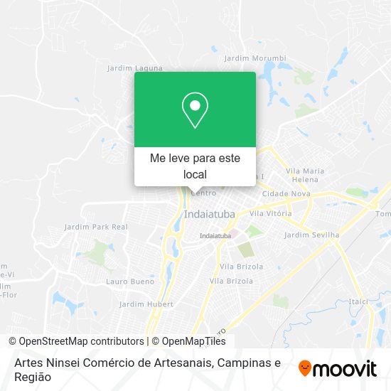 Artes Ninsei Comércio de Artesanais mapa