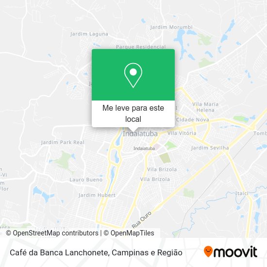 Café da Banca Lanchonete mapa