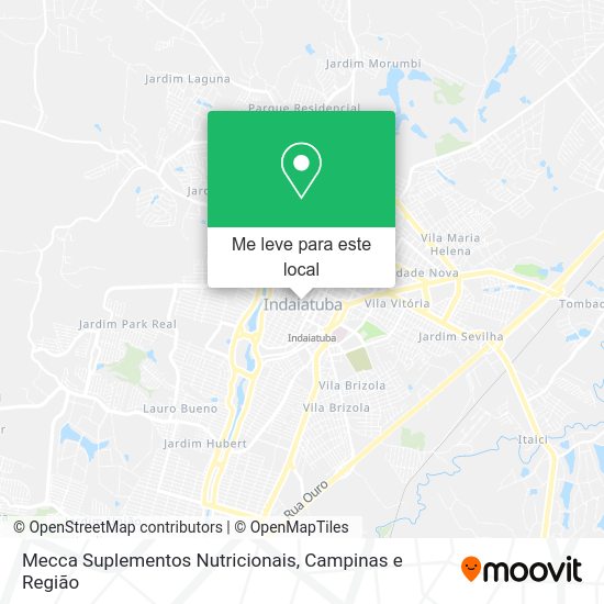 Mecca Suplementos Nutricionais mapa