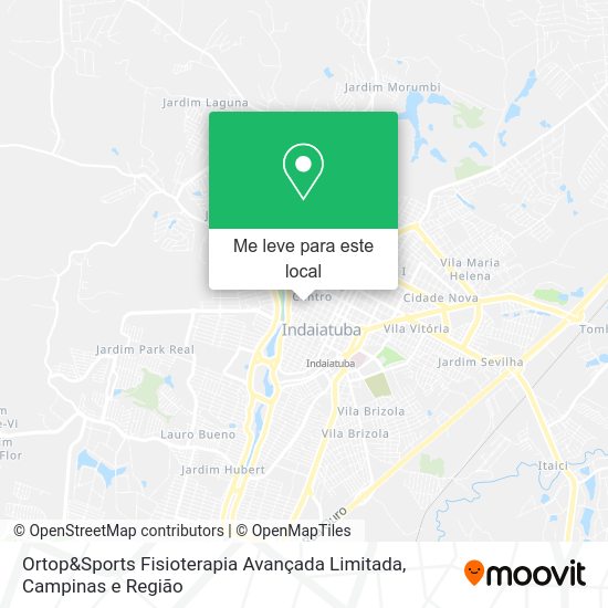 Ortop&Sports Fisioterapia Avançada Limitada mapa