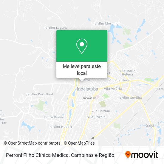 Perroni Filho Clínica Medica mapa