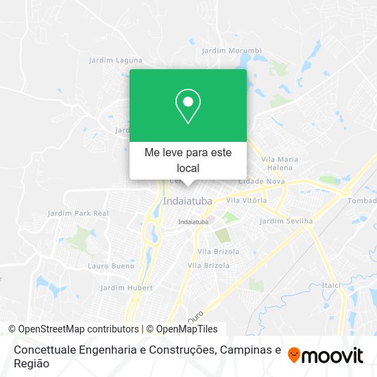 Concettuale Engenharia e Construções mapa