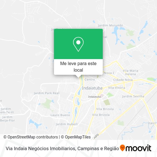 Via Indaia Negócios Imobiliarios mapa