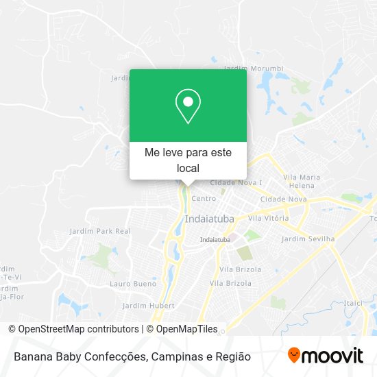Banana Baby Confecções mapa