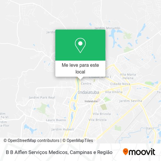 B B Alflen Serviços Medicos mapa