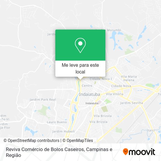 Reviva Comércio de Bolos Caseiros mapa