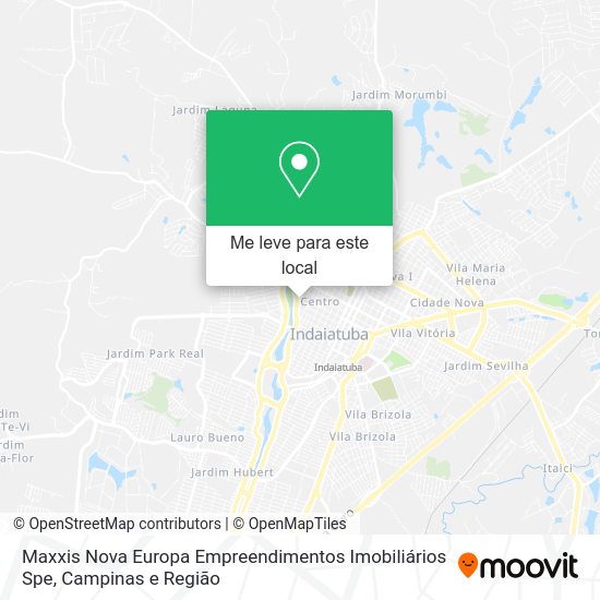 Maxxis Nova Europa Empreendimentos Imobiliários Spe mapa