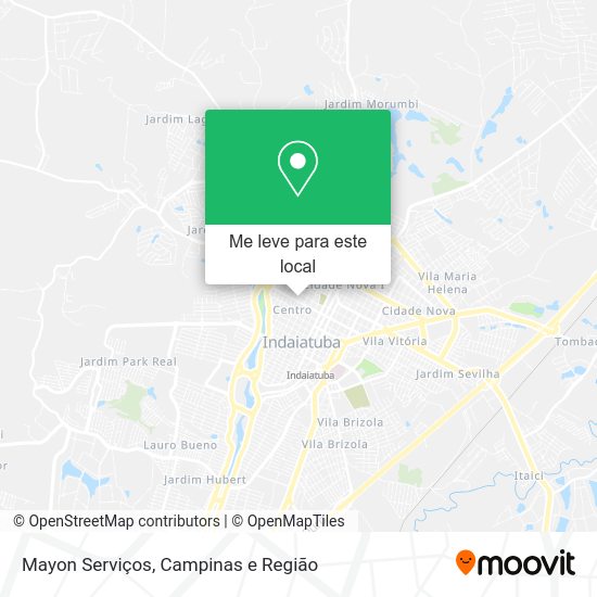 Mayon Serviços mapa