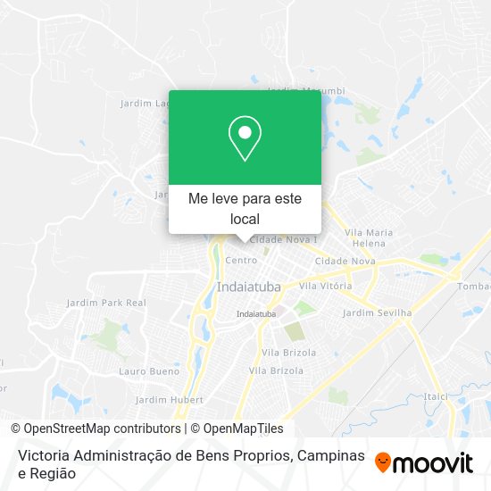 Victoria Administração de Bens Proprios mapa